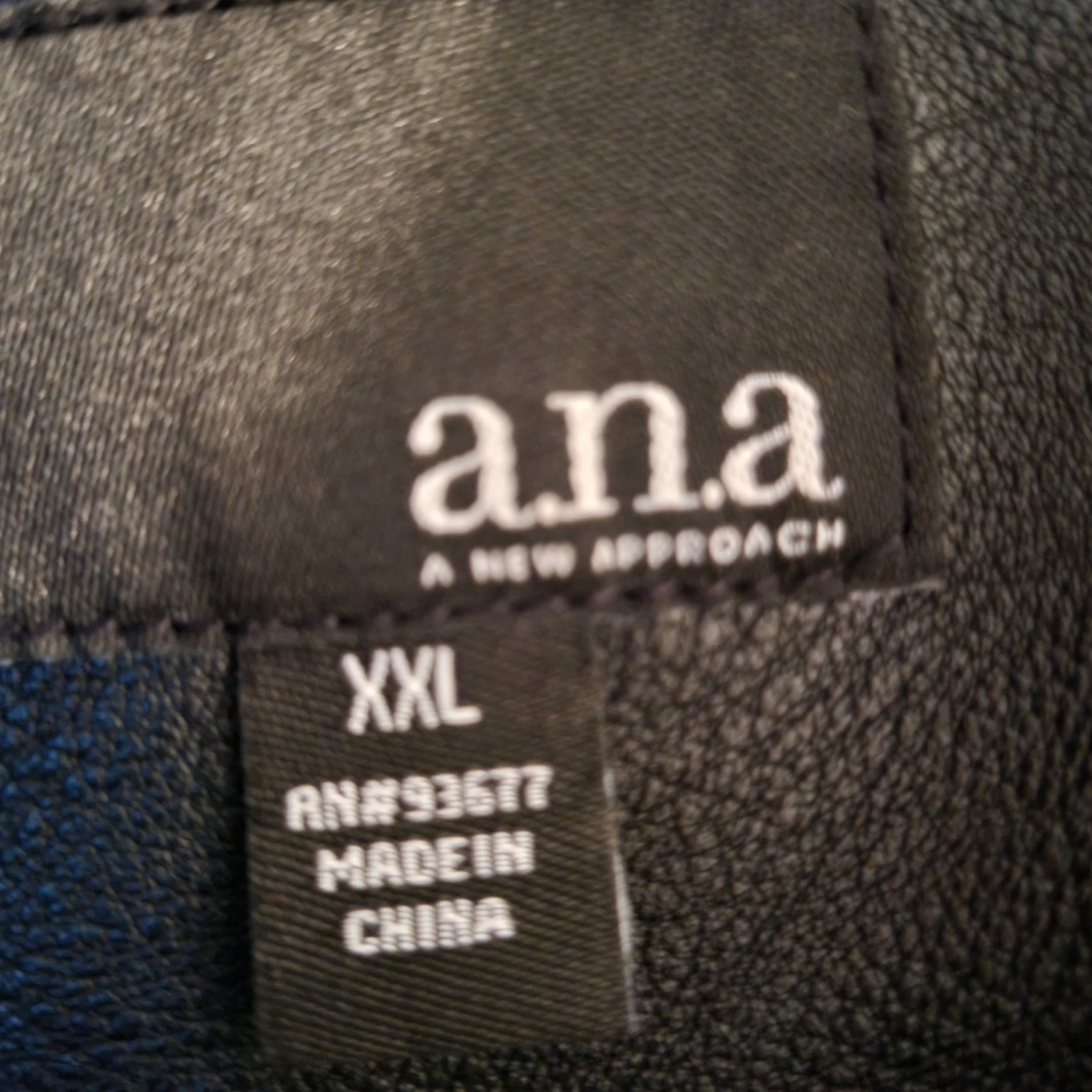 Ana woman's pleather moto jacket